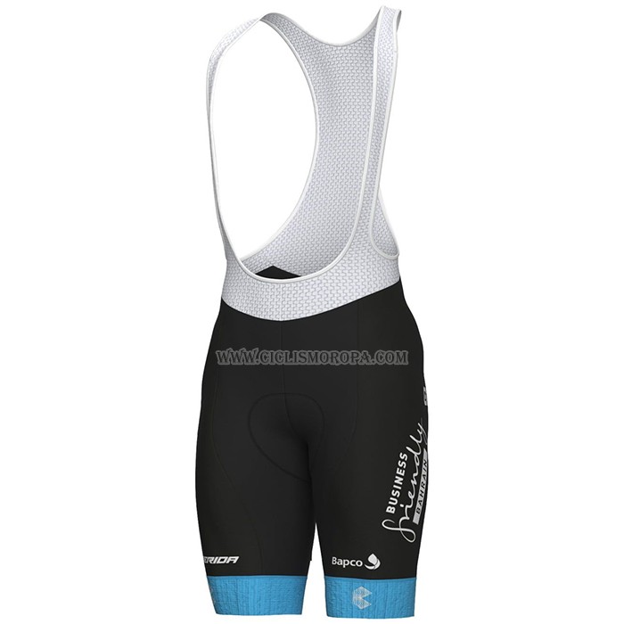 2023 Ropa Ciclismo Bahrain Victorious Rojo Negro Mangas Cortas y Culotte Corto